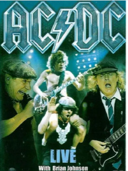 AC/DC - LIVE WITH BRIAN JOHNSON CD | Aqualung Records