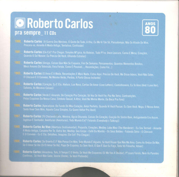 Thumbnail: ROBERTO CARLOS - PRA SEMPRE ANOS 80 - 11 CD BOX