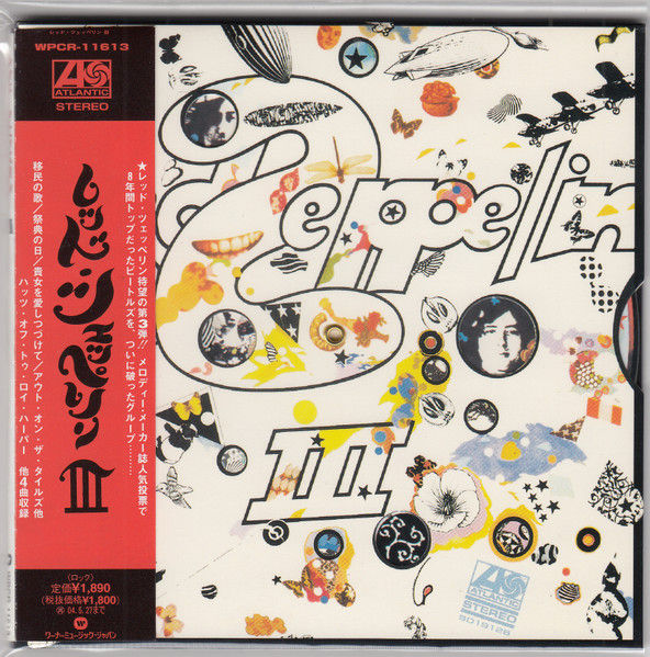 LED ZEPPELIN - III CD DIGISLEEVE SEMI-NOVO