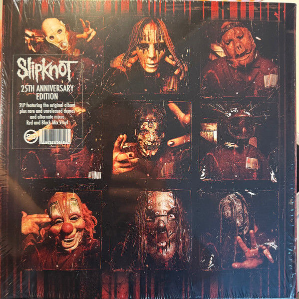 SLIPKNOT - SLIPKNOT DUPLO LP IMP EUR (RED & BLACK) 25 ANNIVERSARY