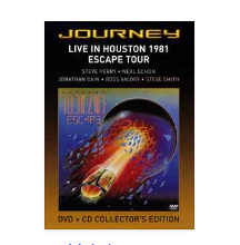 Journey - Live In Houston 1981 Escape Tour CD + DVD | Aqualung Records