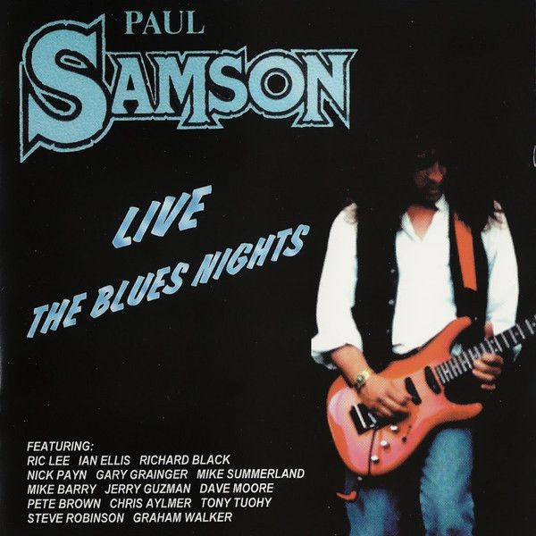 PAUL SAMSON - LIVE - THE BLUES NIGHTS CD