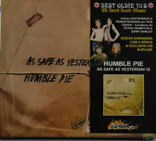 HUMBLE PIE - SAFE AS YESTERDAY IS CD SLIPCASE NAC 2026 | Aqualung