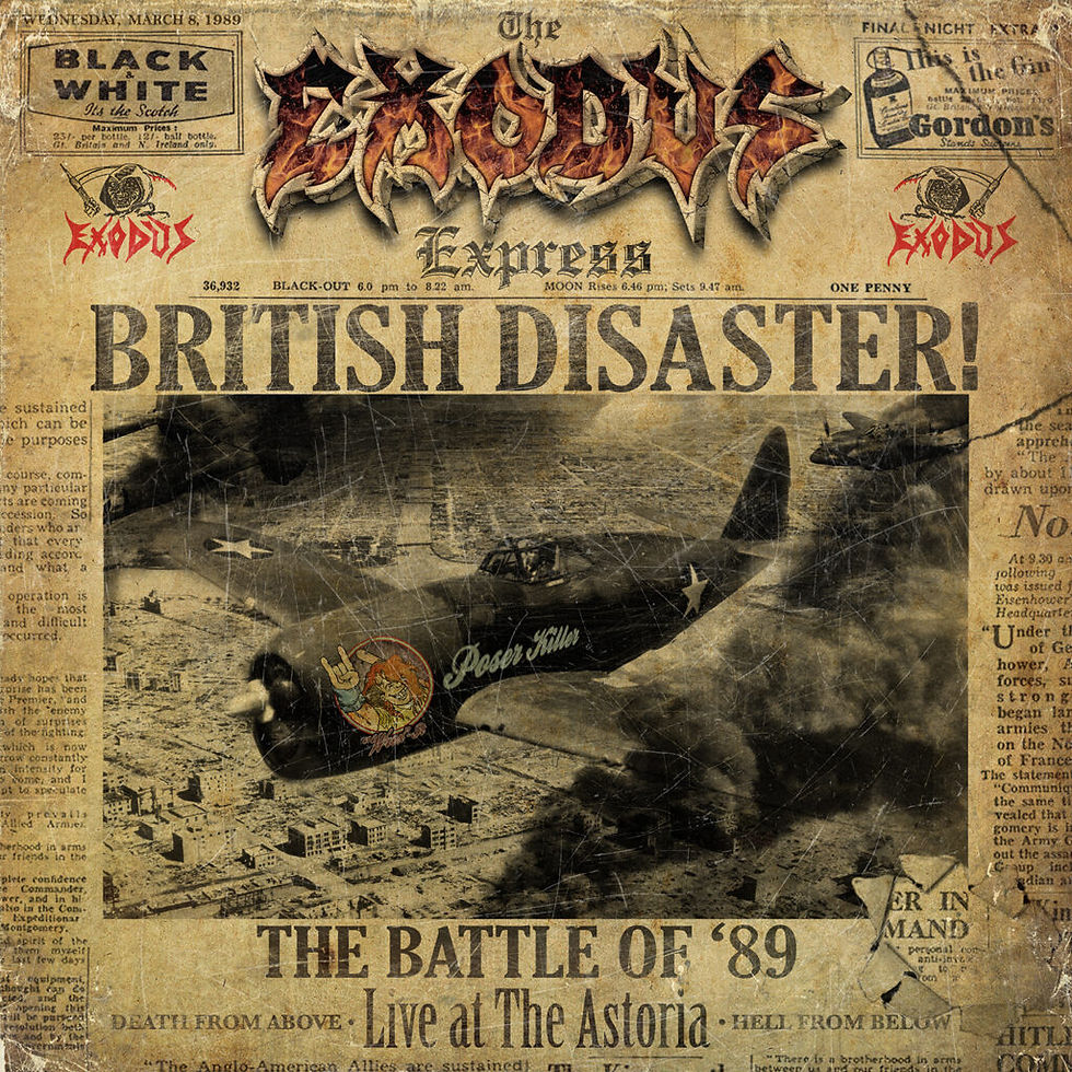 EXODUS - BRITISH DISASTER! CD