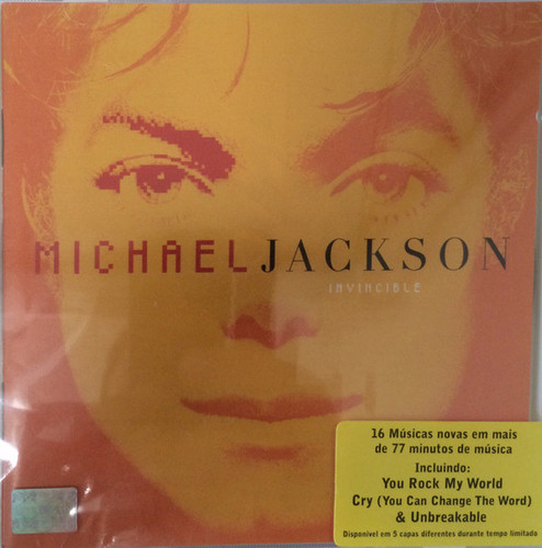 MICHAEL JACKSON - INVINCIBLE (ORANGE / LARANJA) CD | Aqualung Records