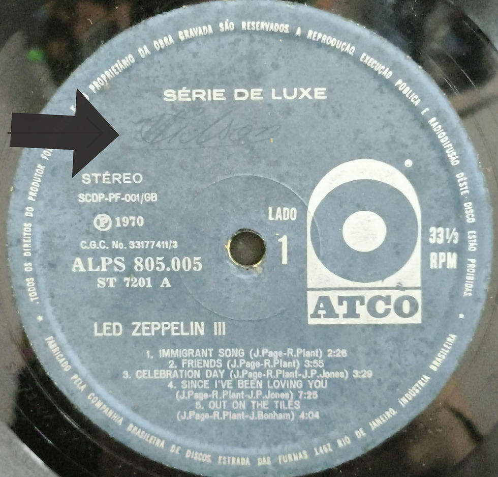 Miniatura: LED ZEPPELIN - III LP NAC 1ª EDIÇÃO CAPA RARA 1970