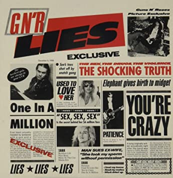 GUNS N´ ROSES - G N' R LIES LP | Aqualung Records