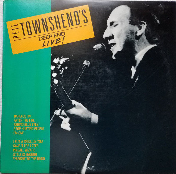 PETE TOWNSHEND - DEEP END LIVE LP