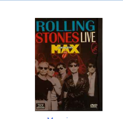 THE ROLLING STONES - LIVE AT THE MAX DVD SNAPCASE (IMPORT)