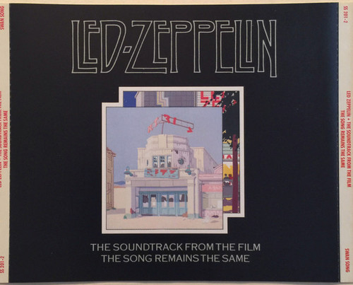 LED ZEPPELIN - The Song Remains The Same (Soundtrack) DUPLO CD BOX