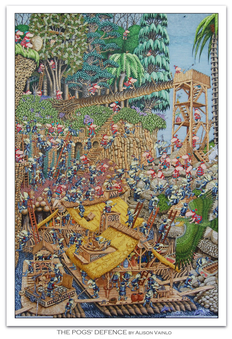 Wildergorn Colouring Poster by Jamie Courtier