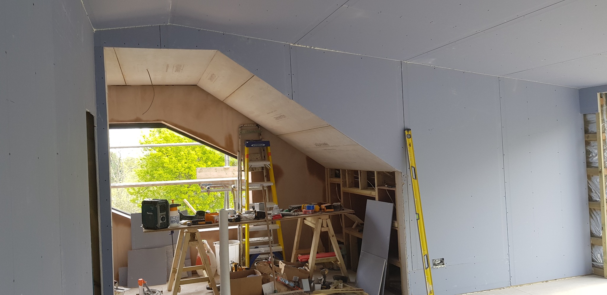 Loft renovation before