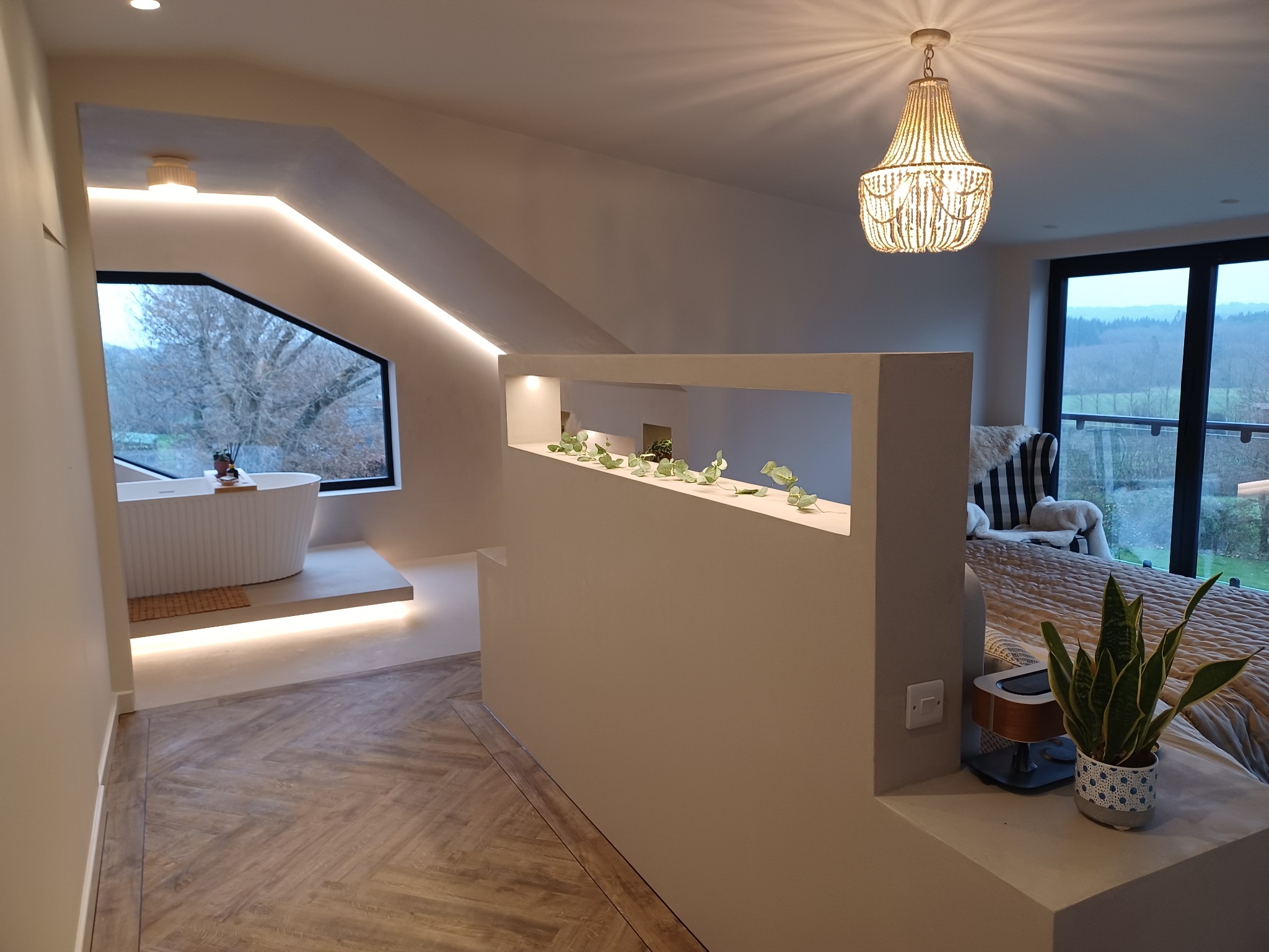 Finished loft renovation