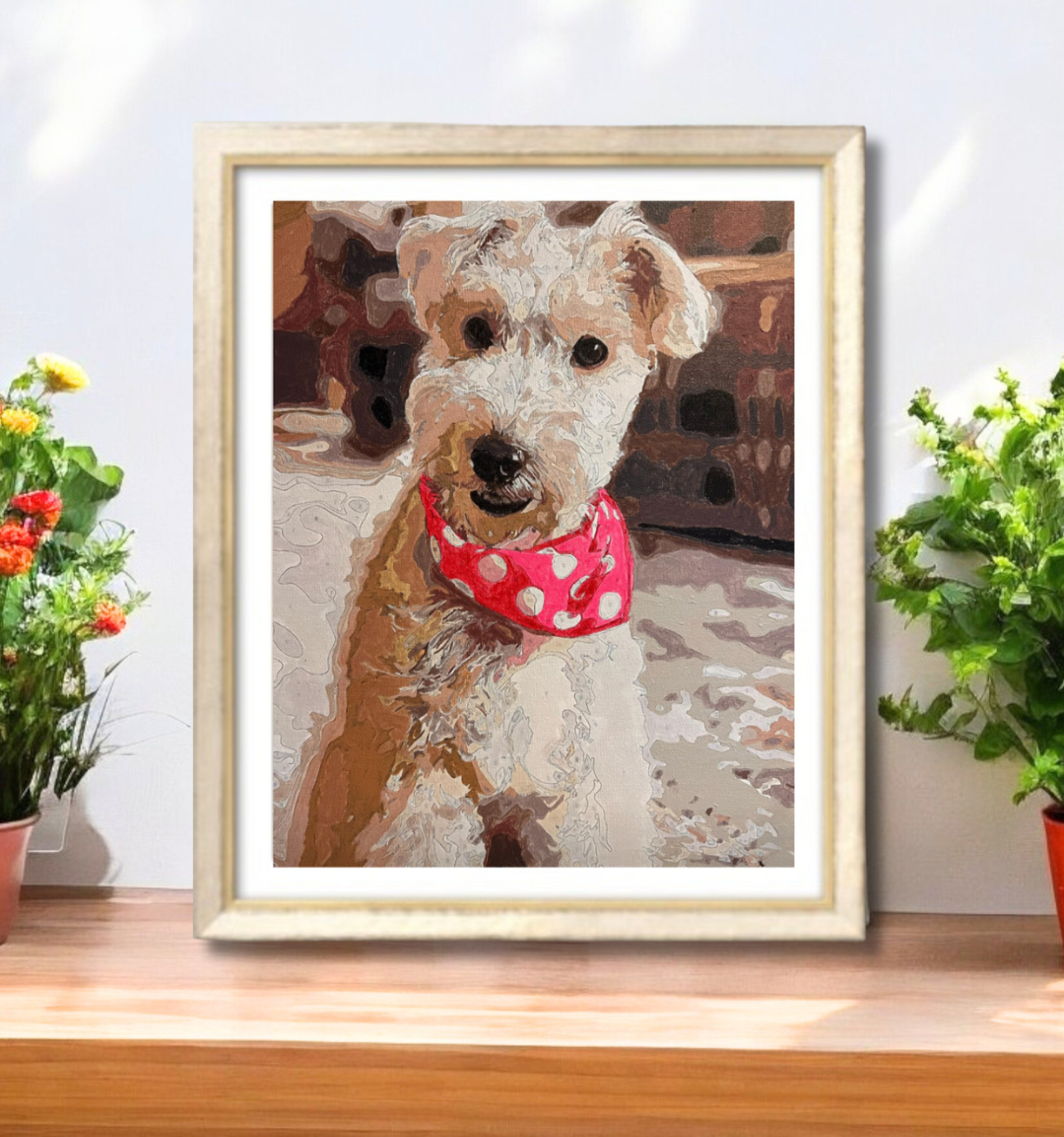 ペットアートの完成作品例