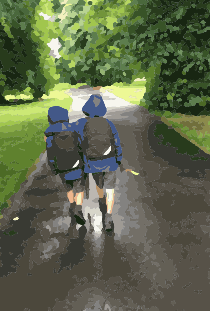 完成した風景アート（After）