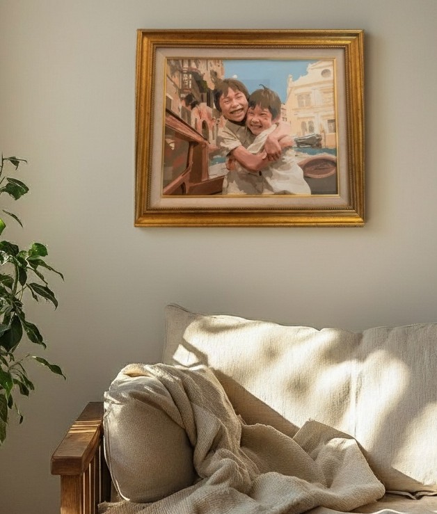 風景アートの完成作品例