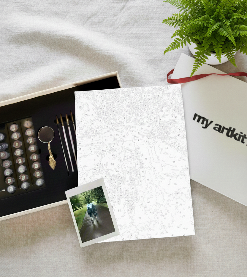 風景アートのキャンバス