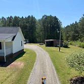 Haul and install rock driveway