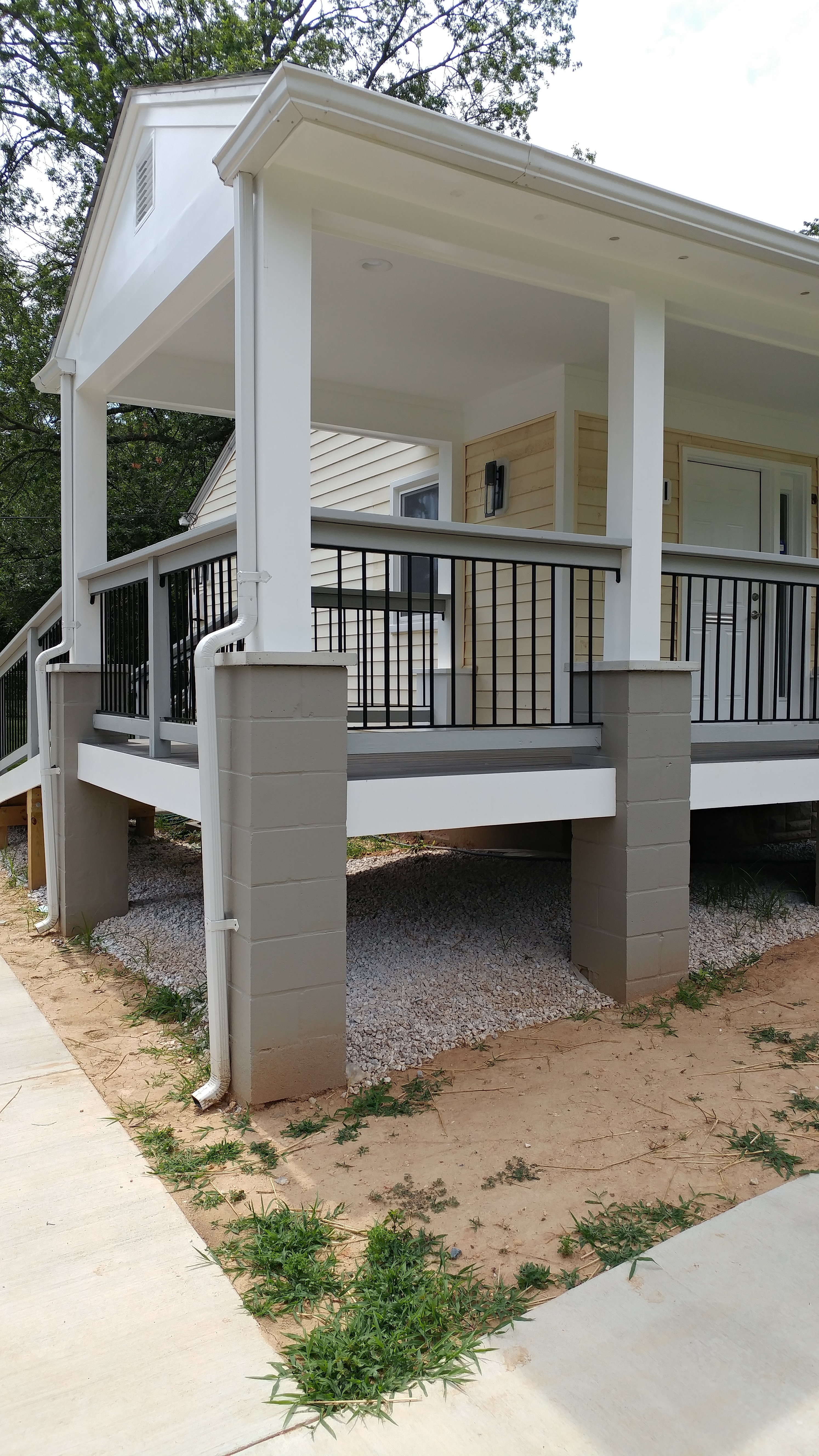 Porch rail inserts