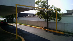 Specialty parking garage barrier