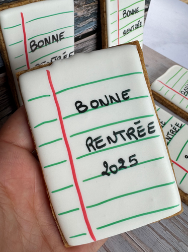 Biscuit rentrée scolaire 2025 | Ma Biscuiterie Bien-Aimée