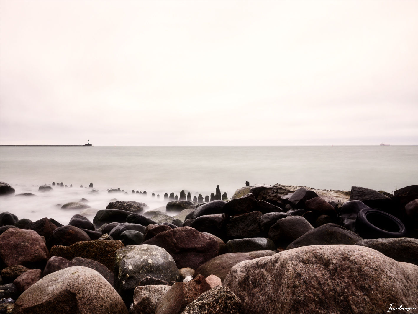 317 Blick auf die Ostmole in Sassnitz