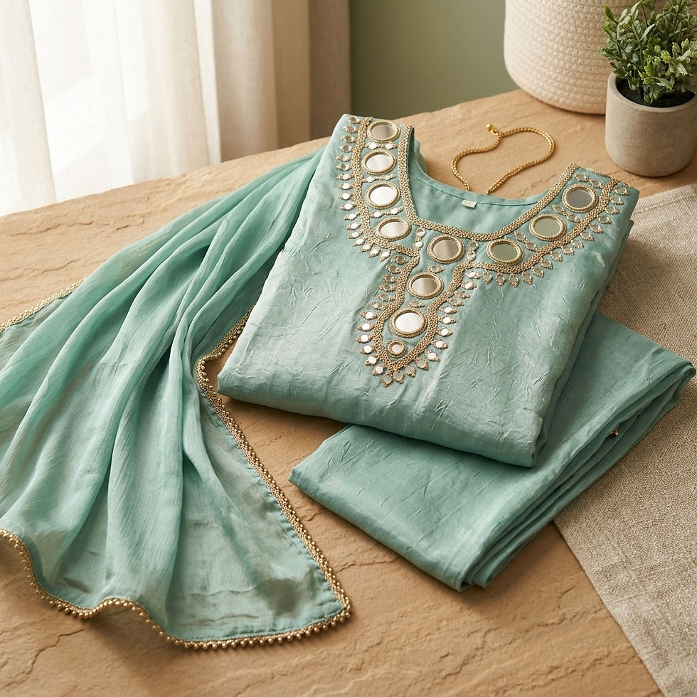 Thumbnail: The Ethereal Sea-Foam Shimmer Set