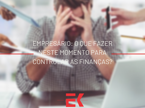 O que fazer controlar as finanças?