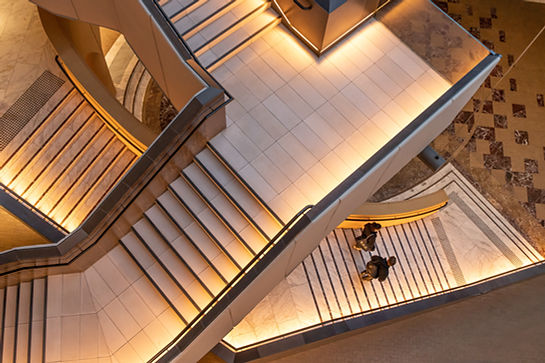 Photo of floating staircase
