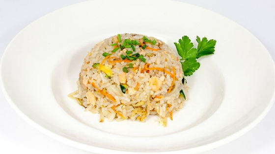 38. Riso con salmone