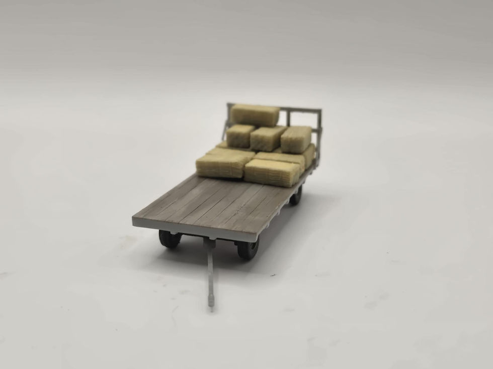 Thumbnail: HO scale Hay Wagon