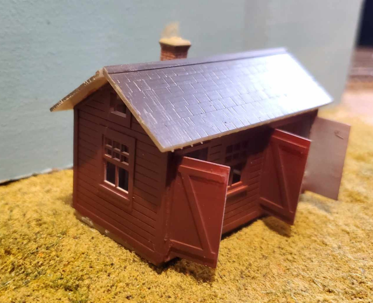 CPR HO Scale Speeder Shed kit