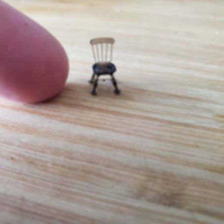 HO Scale Wood Chairs