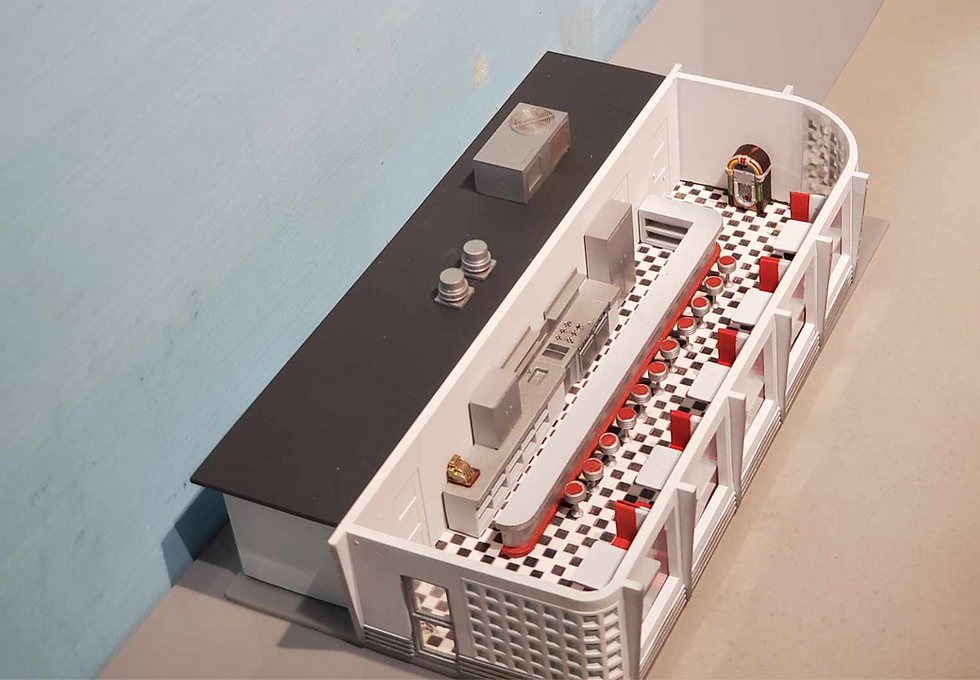 Miniature : HO scale Dan's Diner