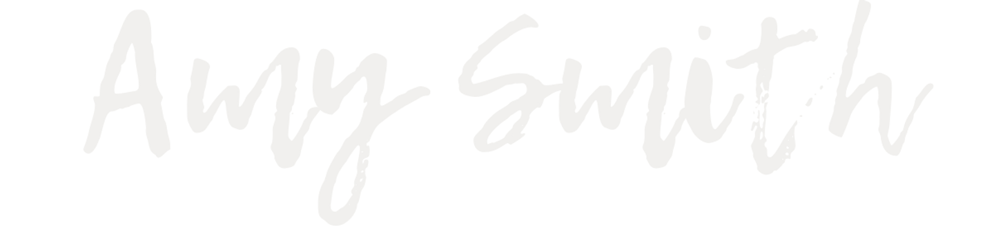 Amy Smith name in a handwritten signature font