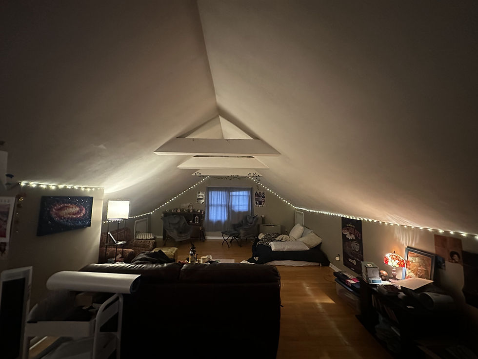 Livingroom LED at night