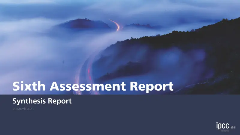 Cover Image for IPCC Sixth Assessment Report