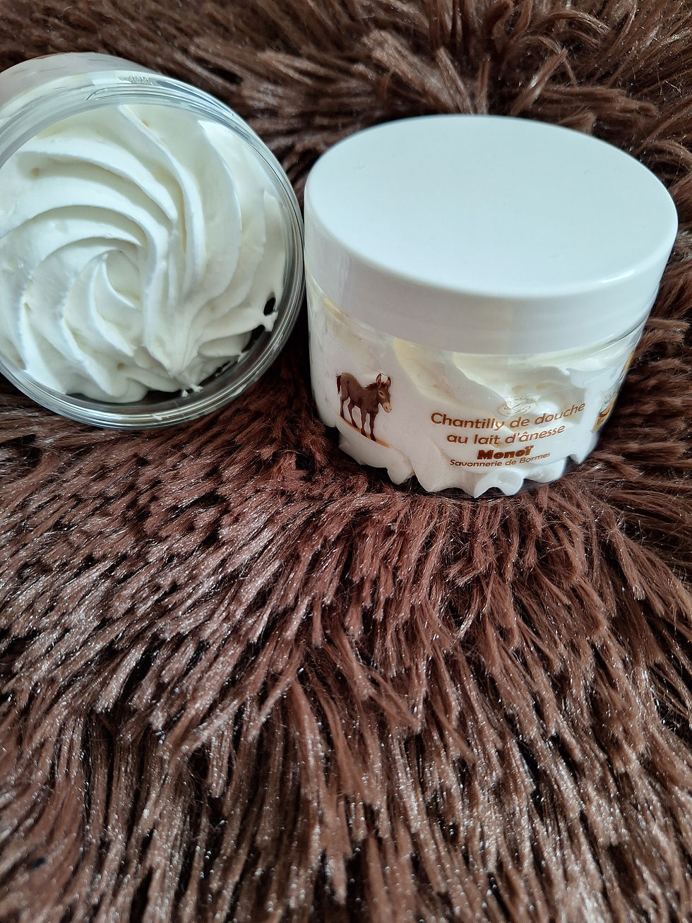 CHANTILLY DOUCHE ET BAIN AU LAIT D'ANESSE / MONOI 100G