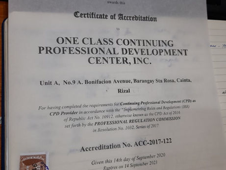 New IRR for CPD Law signed and official, effective by March 1, 2019