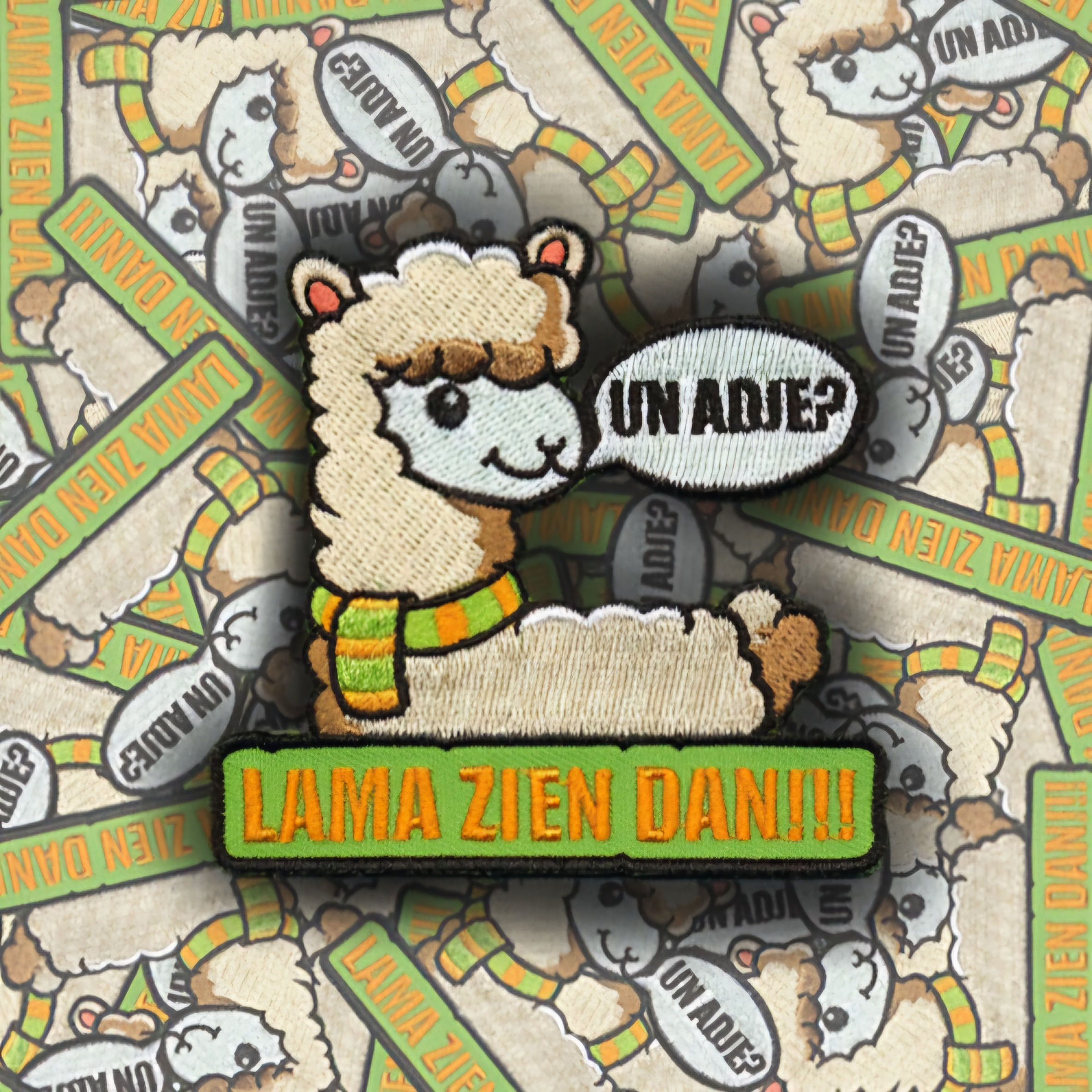 Lama zien dan!!! - embleem