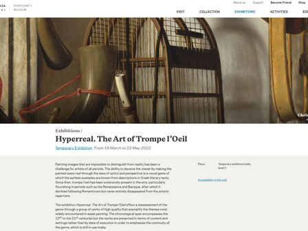Hyperreal. The Art of Trompe l’Oeil