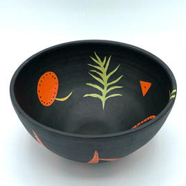 Modern Black Matte Bowl
