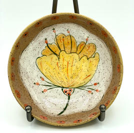 Yellow Flower Dish