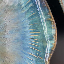 Close-up of textured edge.