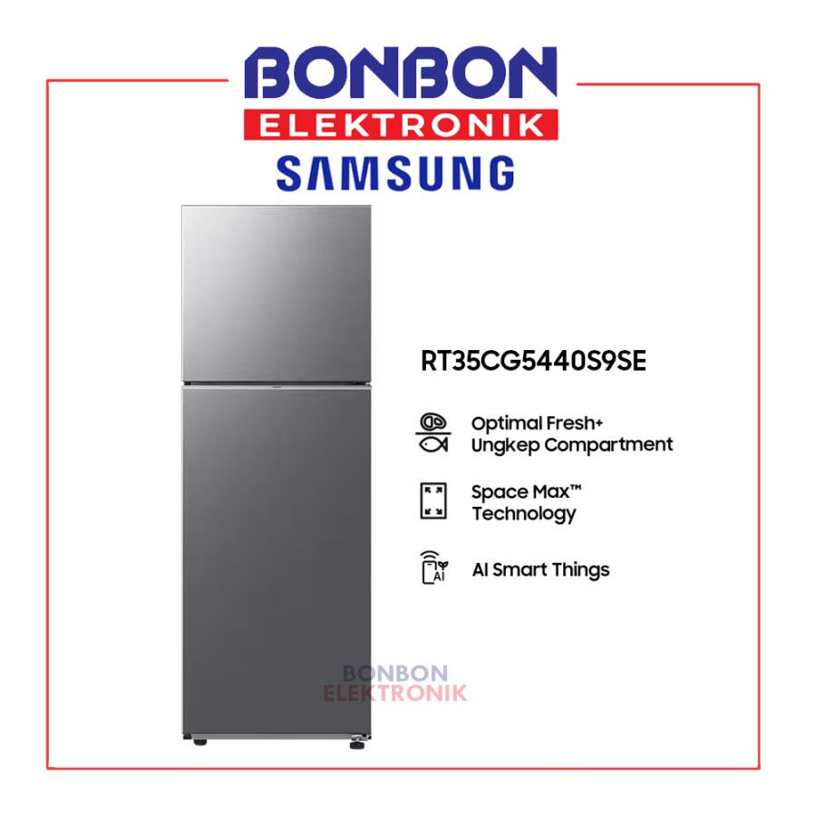 SAMSUNG Kulkas 2 Pintu 348L RT35CG5440S9SE / RT35 Ungkep Compartment