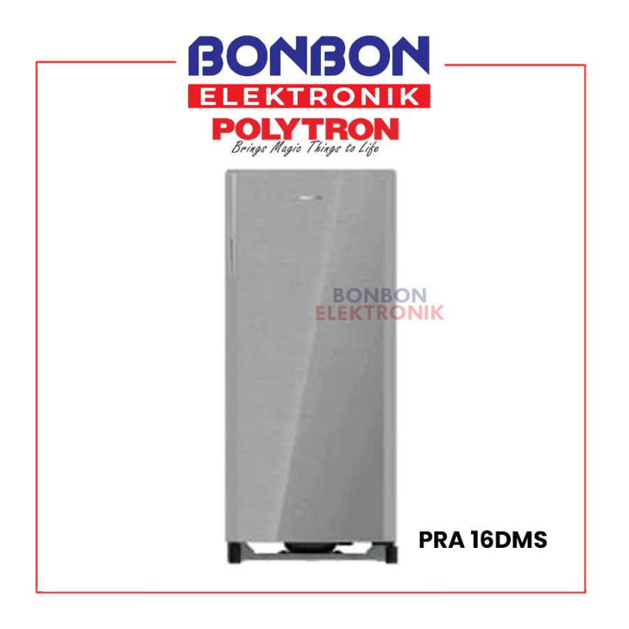 POLYTRON Kulkas 1 Pintu 160 Liter PRA-16DMS / PRA 16DMS 160L