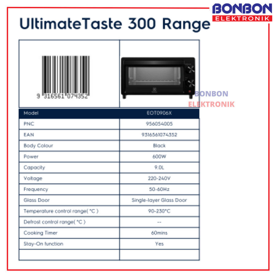 Thumbnail: Electrolux Matrix FS - Versatile Oven EOT0906X 9L