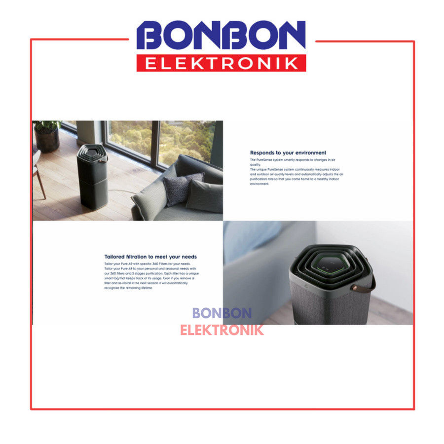 Thumbnail: Electrolux Air Purifier Pure A9 PA91-606DG Coverage Area 88m2 Himalaya