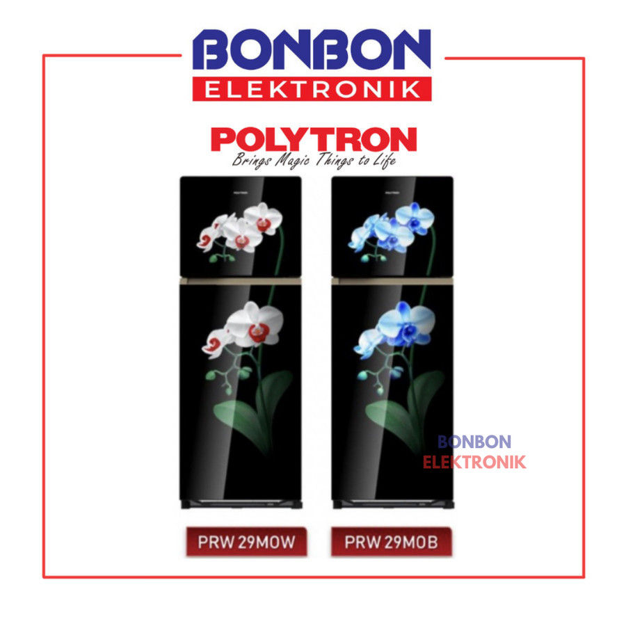 Thumbnail: Polytron Kulkas 2 Pintu PRW-29MOW / 29MOB / 29MO / 29 MOW/MOB 260L