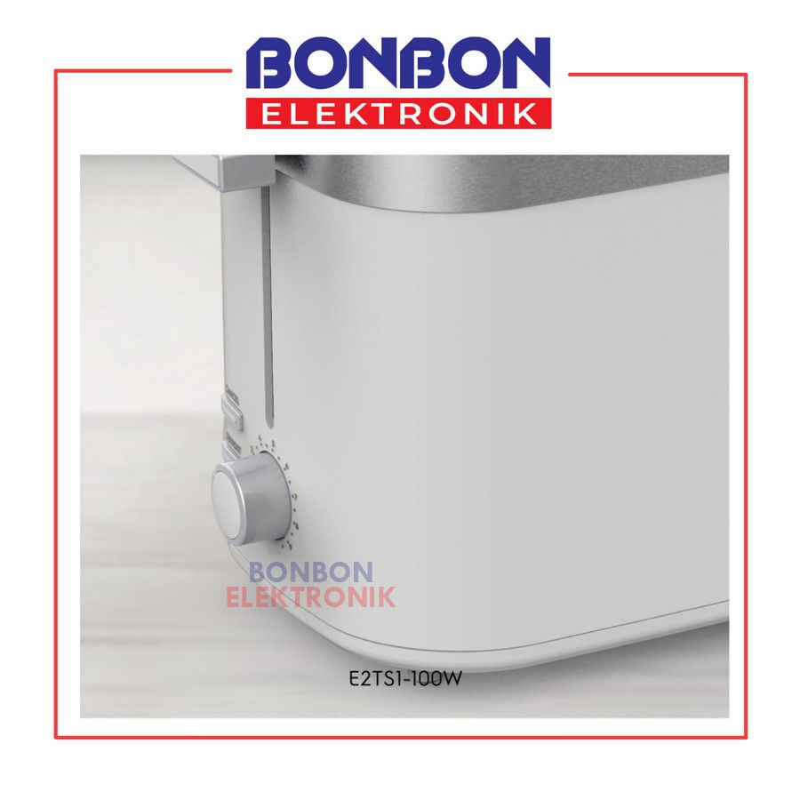 Thumbnail: Electrolux Pop Up Toaster / Pemanggang Roti E2TS1-100W / E2TS1100W